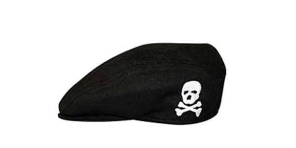 Boina con calavera